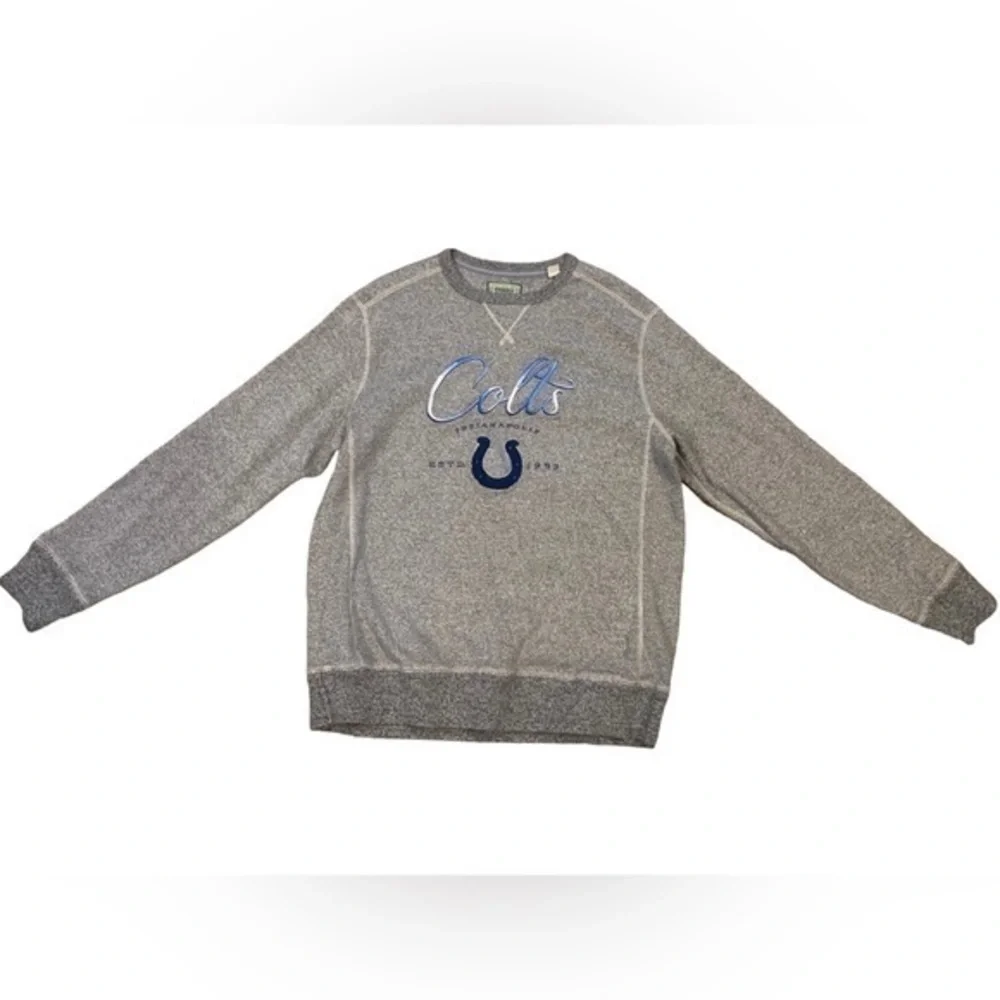Tommy Bahama Windward NFL Indianapolis Colts Crewneck Sweatshirt Sz L‎